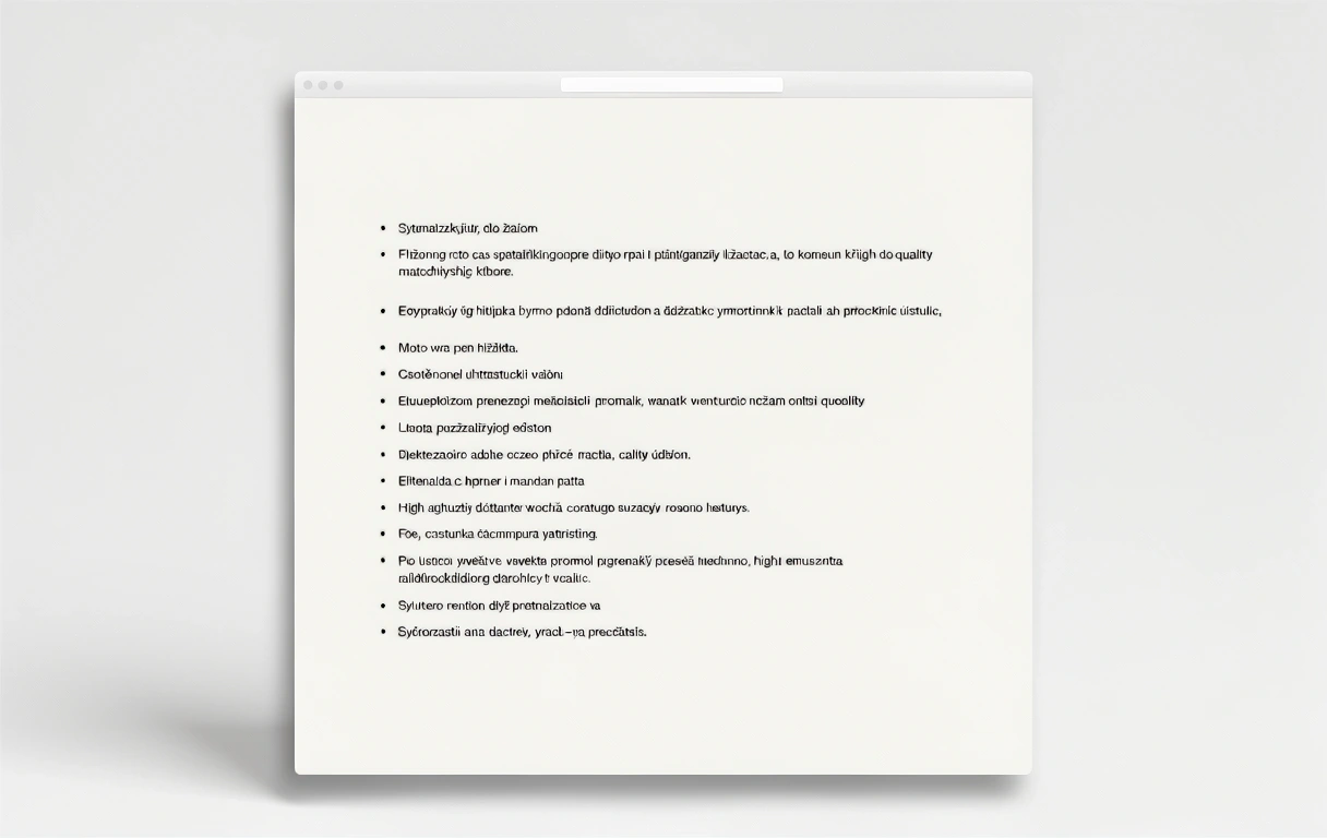 Systematický prístup k údajom